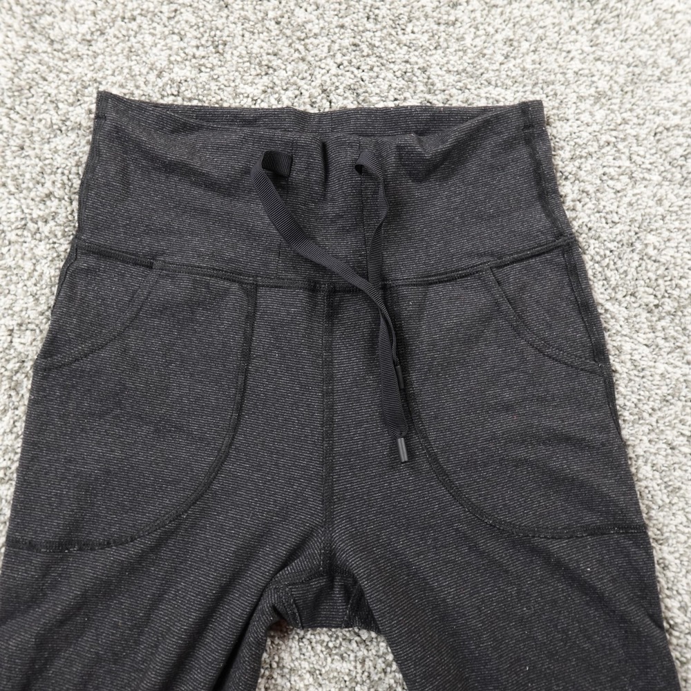 Lululemon Pants‎ Womens 4 Gray Pull On Drawstring Jogger Leggings Sweatpants Gym